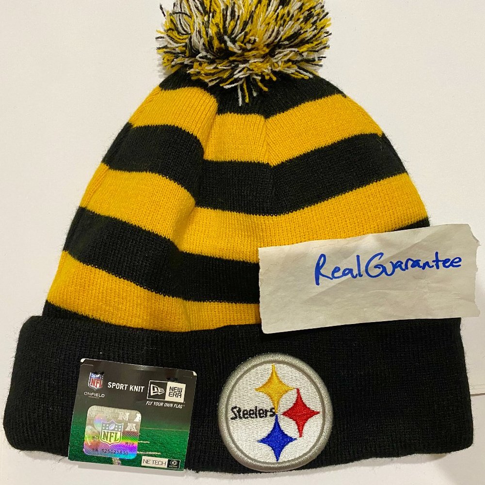 RARE 100% New Era 2012 Pittsburgh Steelers THROWBACK Sport Knit Hat NFL Beanie